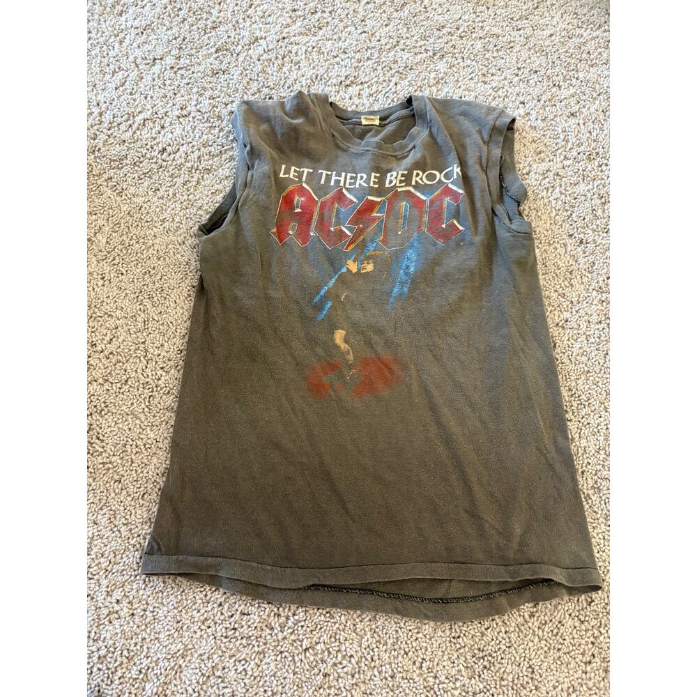 Vintage 80’s AC/DC Band Tank!!! Super Rare!!